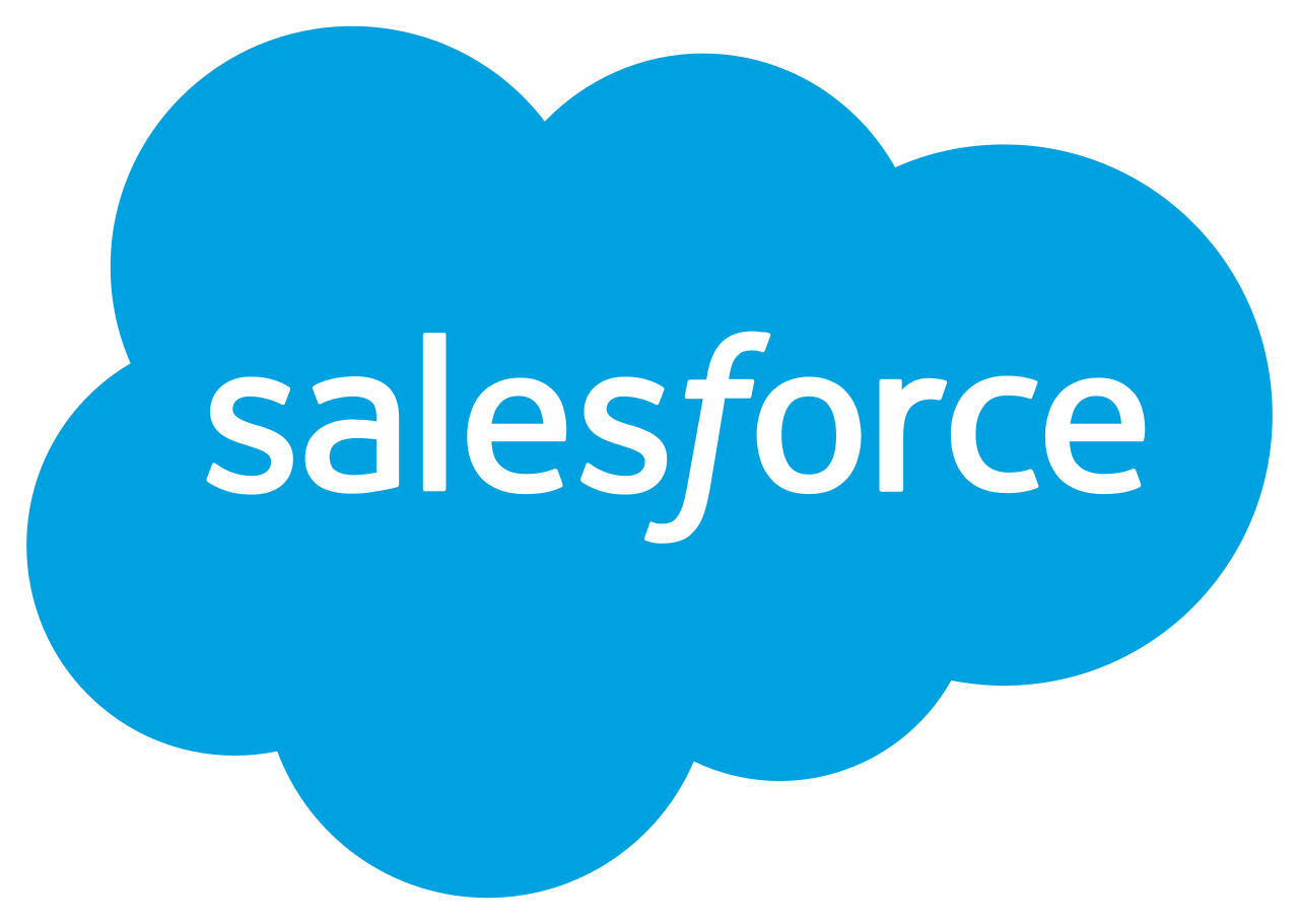 Salesforce logo Logo des Unternehmens Salesforce
